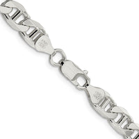 Sterling Silver 7.5mm Figaro Anchor Chain