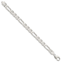 Sterling Silver 8.75mm Figaro Anchor Chain