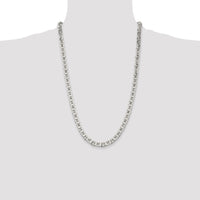 Sterling Silver 6.5mm Flat Anchor Chain