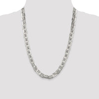 Sterling Silver 9.5mm Flat Anchor Chain