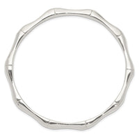 Sterling Silver Polished Slip-on Bangle