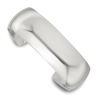 Sterling Silver Polished 20mm Domed Cuff Bangle