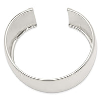 Sterling Silver 40mm Cuff Bangle Bracelet