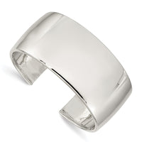 Sterling Silver 30mm Cuff Bangle Bracelet