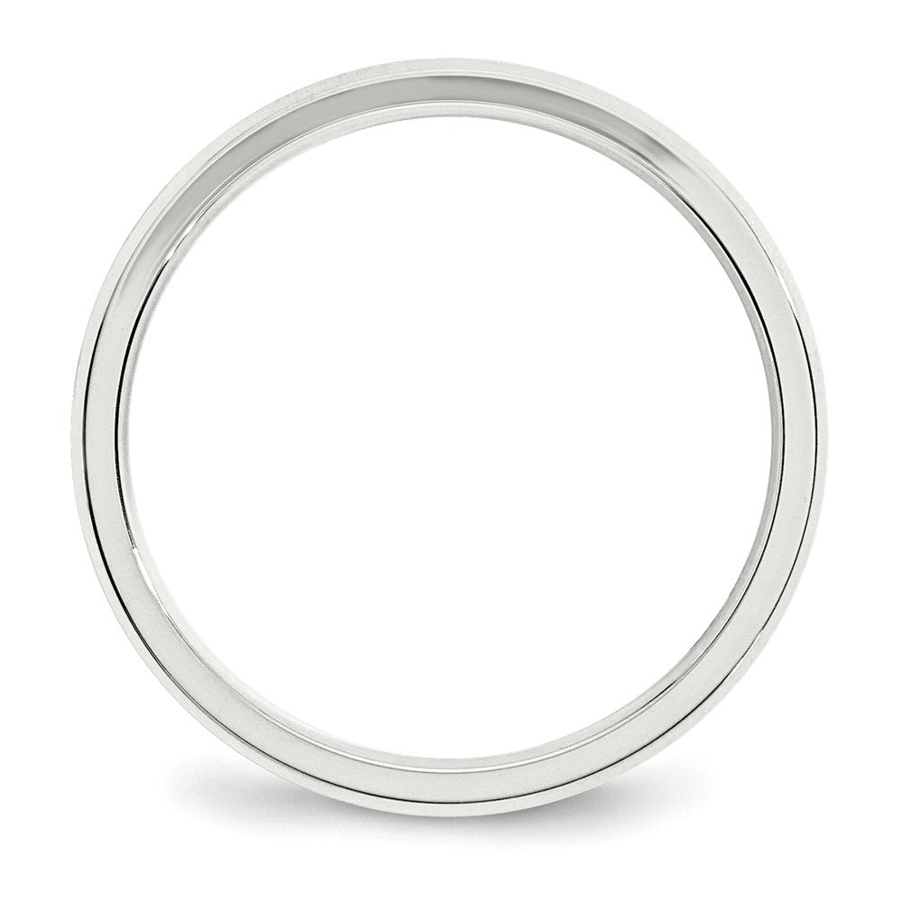 Sterling Silver 3mm Bevel Edge Size 10 Band