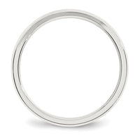 Sterling Silver 3mm Bevel Edge Size 10 Band