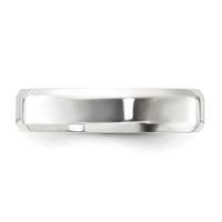 Sterling Silver 5mm Bevel Edge Size 11 Band