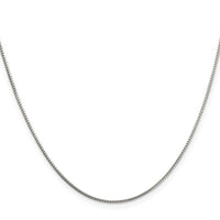Sterling Silver 1mm 8 Sided Box Chain