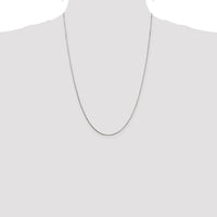 Sterling Silver 1mm 8 Sided Box Chain
