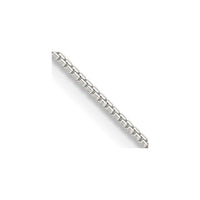 Sterling Silver 1mm 8 Sided Box Chain