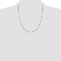 Sterling Silver 1.15mm 8 Sided w/4in ext. Box Chain