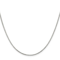 Sterling Silver 1.25mm 8 Sided Box Chain