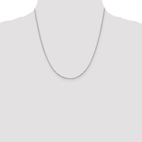 Sterling Silver 1.35mm 8 Sided Box Chain