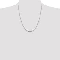 Sterling Silver 1.5mm 8 Sided Box Chain
