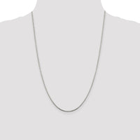 Sterling Silver 1.5mm 8 Sided Box Chain