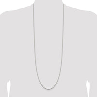 Sterling Silver 1.5mm 8 Sided Box Chain