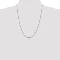 Sterling Silver 1.7mm 8 Sided Box Chain