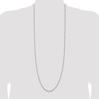Sterling Silver 1.7mm 8 Sided Box Chain