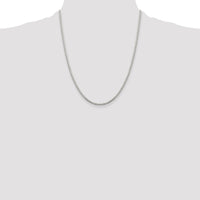 Sterling Silver 2mm 8 Sided Box Chain
