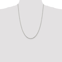 Sterling Silver 2mm 8 Sided Box Chain