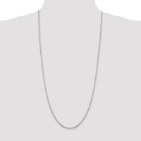Sterling Silver 2mm 8 Sided Box Chain