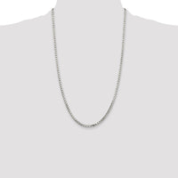 Sterling Silver 2.9mm 8 Sided Box Chain