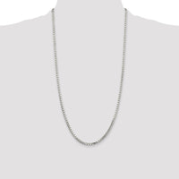 Sterling Silver 2.9mm 8 Sided Box Chain