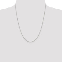 Sterling Silver .8mm Box Chain w/4in ext.