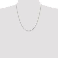Sterling Silver 1.1mm Box Chain w/4in ext.