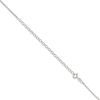 Sterling Silver 1.25mm Box Chain w/4in ext.