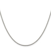 Sterling Silver 1.4mm Box Chain w/4in ext.
