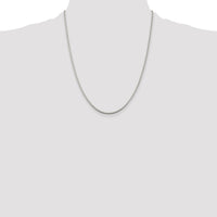 Sterling Silver 1.75mm Box Chain w/4in ext.