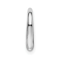 Sterling Silver Rhodium-plated Polished Heart Slide