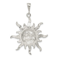 Sterling Silver Sun Pendant