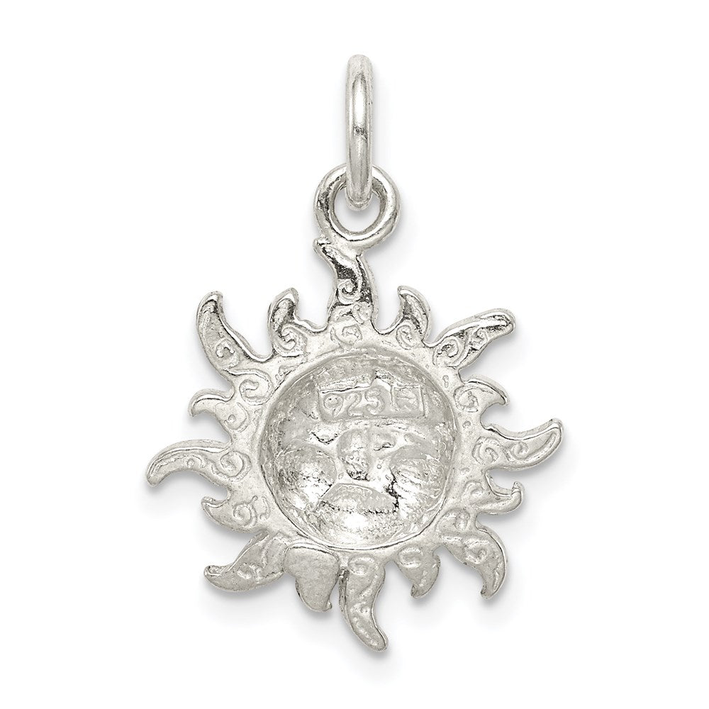 Sterling Silver Sun Charm