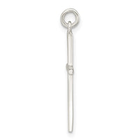 Sterling Silver Polished Cross Pendant