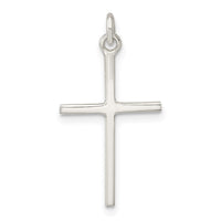 Sterling Silver Polished Cross Pendant