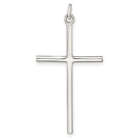 Sterling Silver Polished Cross Pendant
