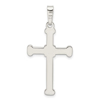 Sterling Silver Polished Cross Pendant