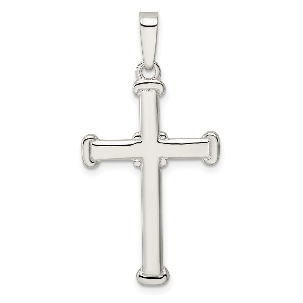 Sterling Silver Polished Cross Pendant