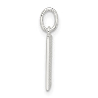 Sterling Silver E-coated Rose Charm