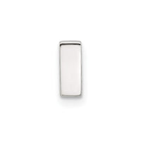 Sterling Silver E-coated Letter I Slide Charm