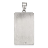 Sterling Silver The Hierophant Tarot Card Pendant