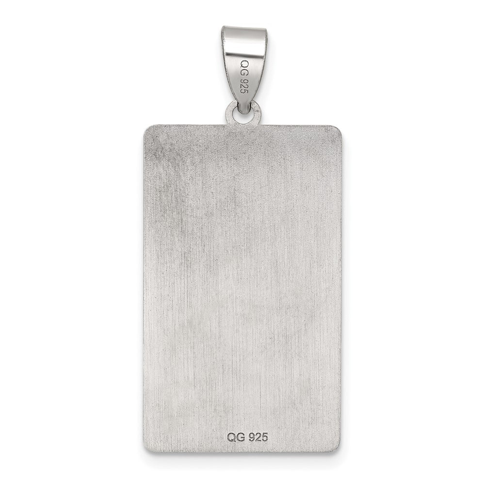 Sterling Silver The Chariot Tarot Card Pendant