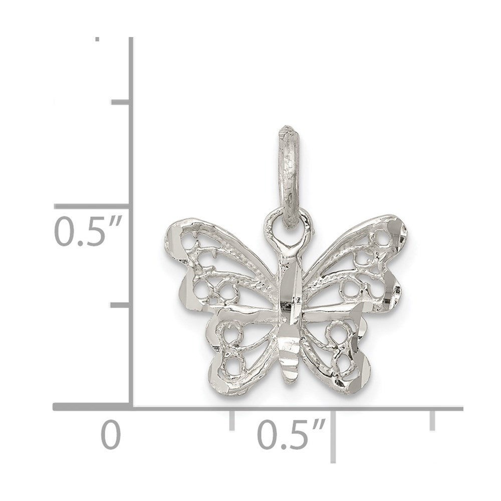 Sterling Silver Butterfly Charm