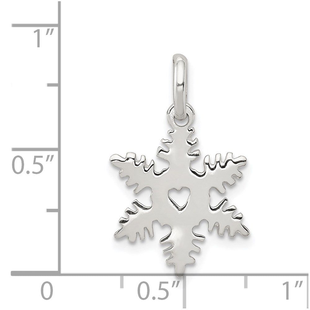 Sterling Silver Snowflake Charm