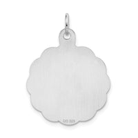 Sterling Silver Rhodium-plated A Date To Remember Disc Charm