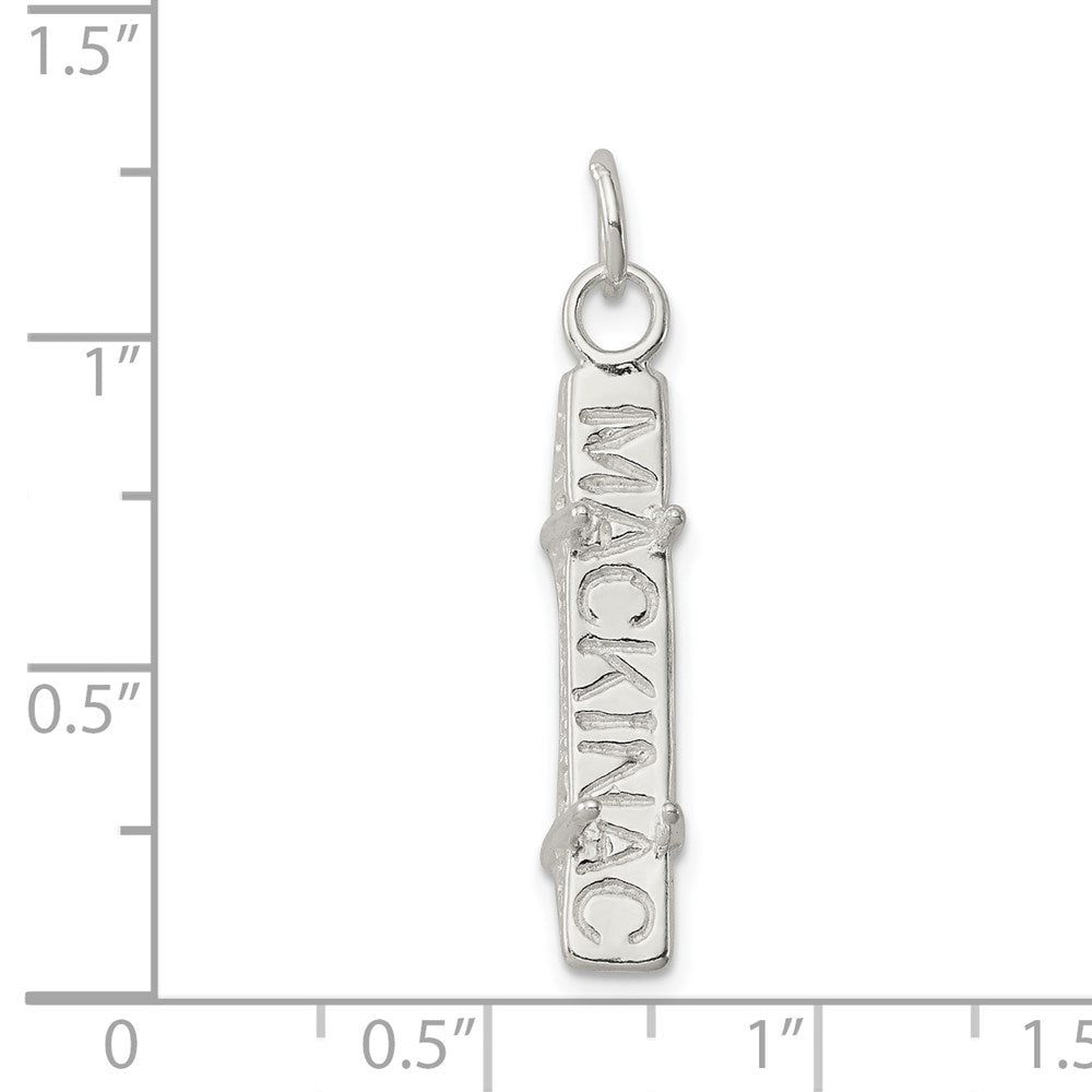 Sterling Silver Mackinac Bridge Charm