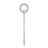 Sterling Silver Rhodium-plated Holy Communion Disc Charm