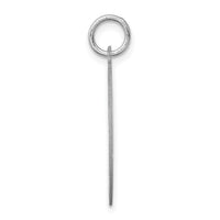 Sterling Silver Rhodium-plated West Highland Terrier Disc Charm